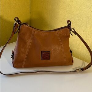 Dooney & Bourke Brown Leather Shoulder Bag